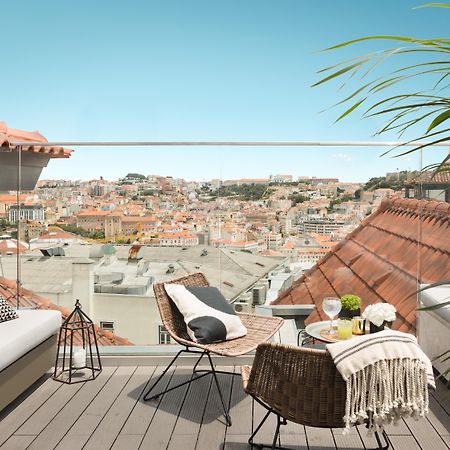 The Lumiares Hotel & Spa - Small Luxury Hotels Of The World Lisboa Екстериор снимка The rooftop terrace